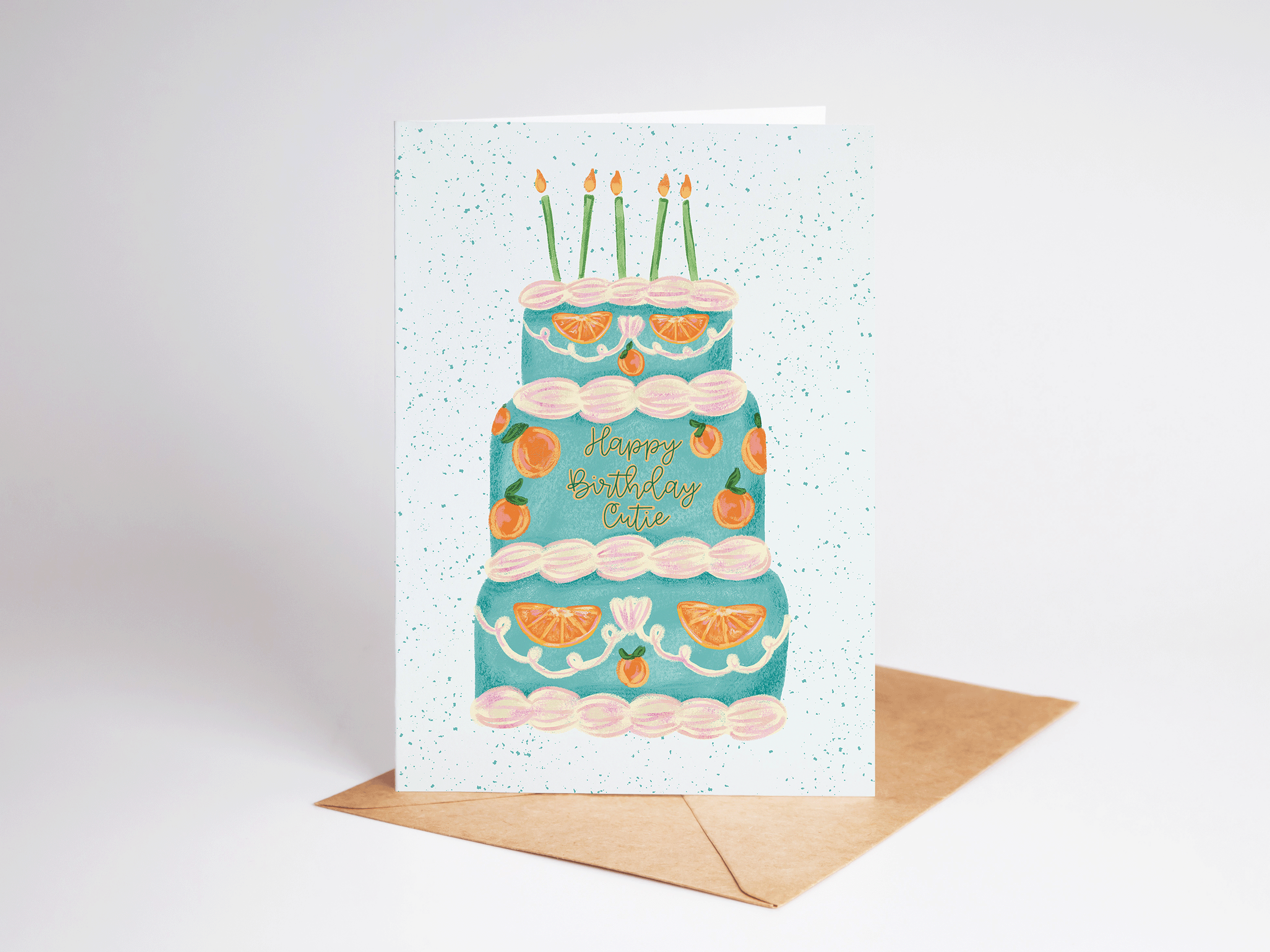 Happy Birthday Cutie Oranges Card - Proper