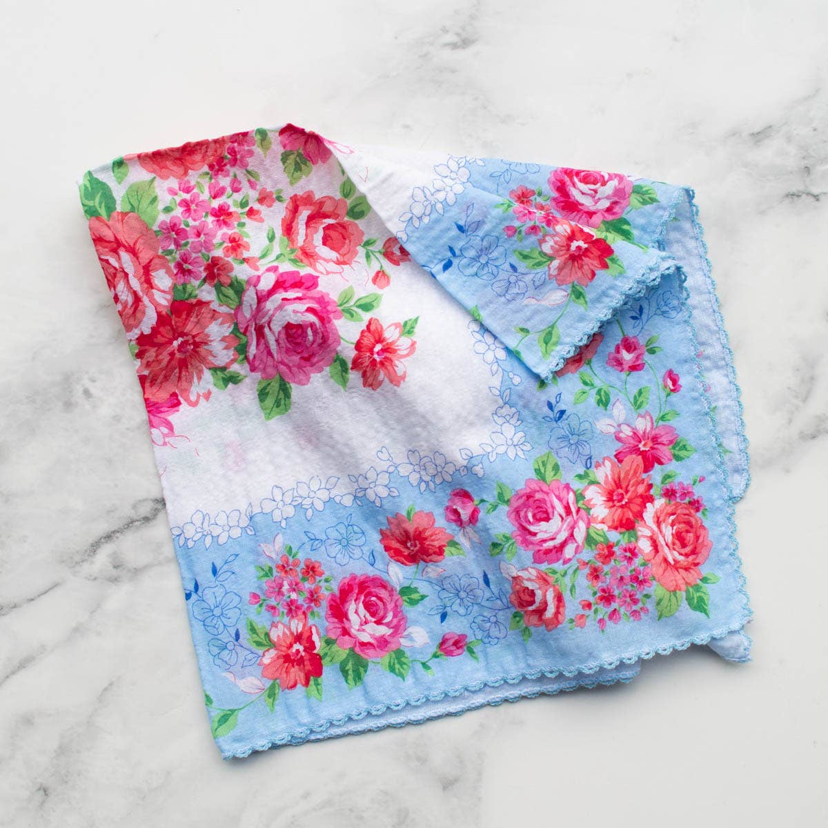 Flower Frame Square Scarf - Proper