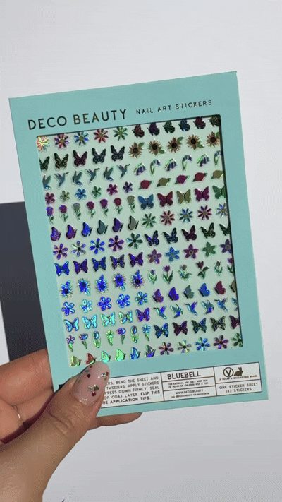 Nail Art Stickers - Bluebell