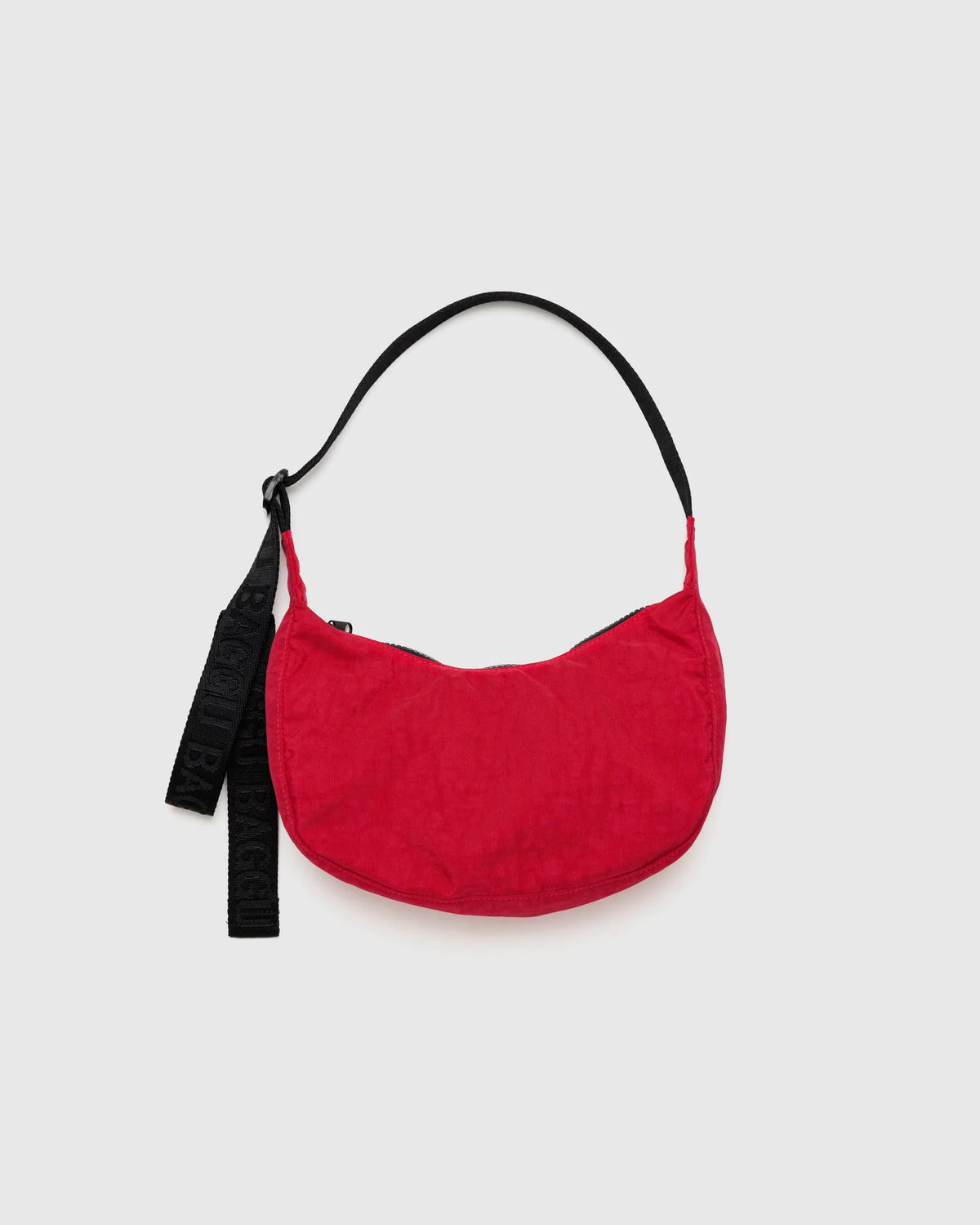 Baggu Small Nylon Crescent Bag - Candy Apple display picture 3