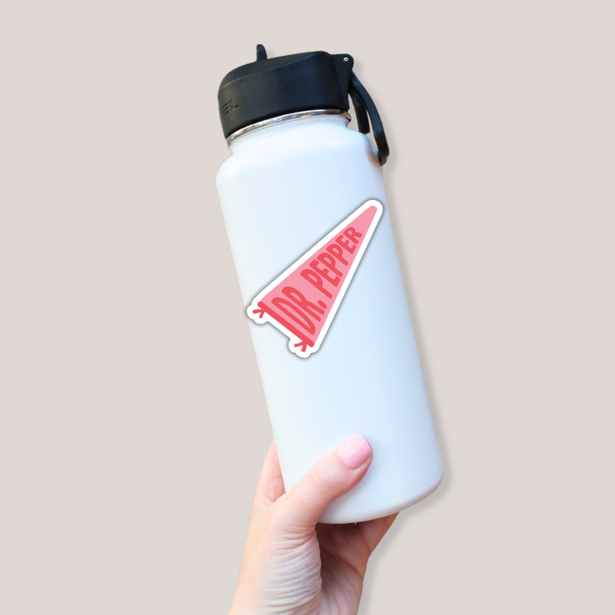 Dr Pepper Banner Sticker - Proper