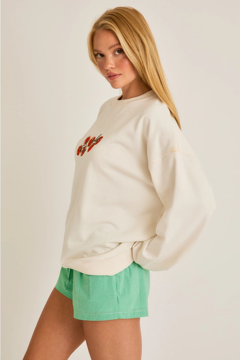 Tomato Embroidered Sweatshirt - Proper