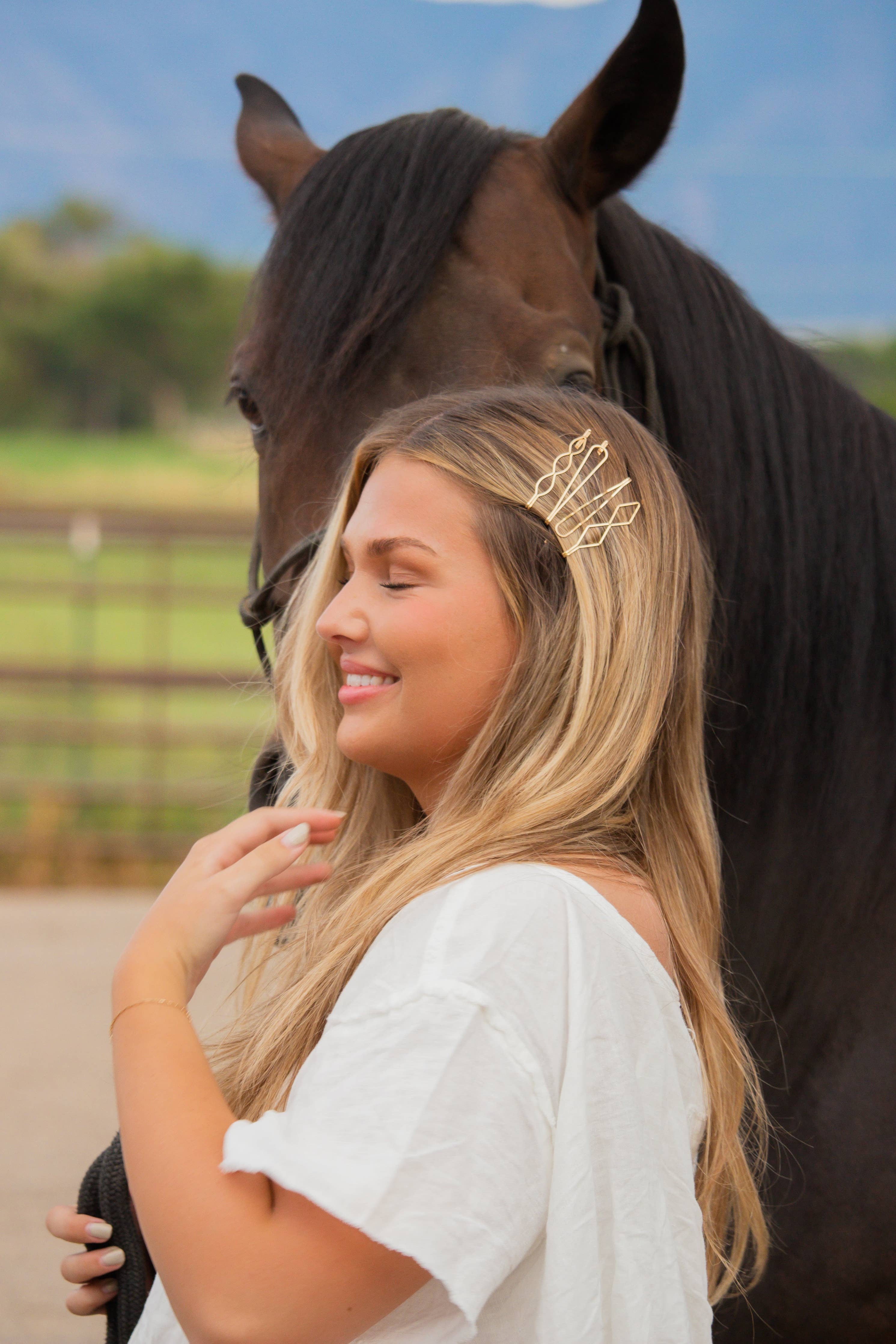 Golden Lasso Bobby Pins - Proper