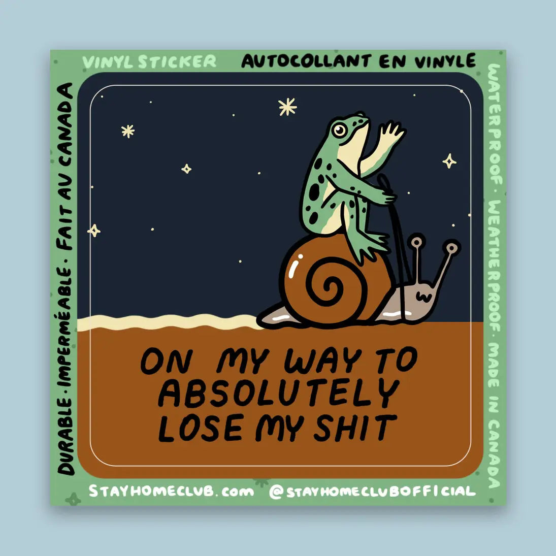 Lose My Shit Vinyl Sticker - Proper