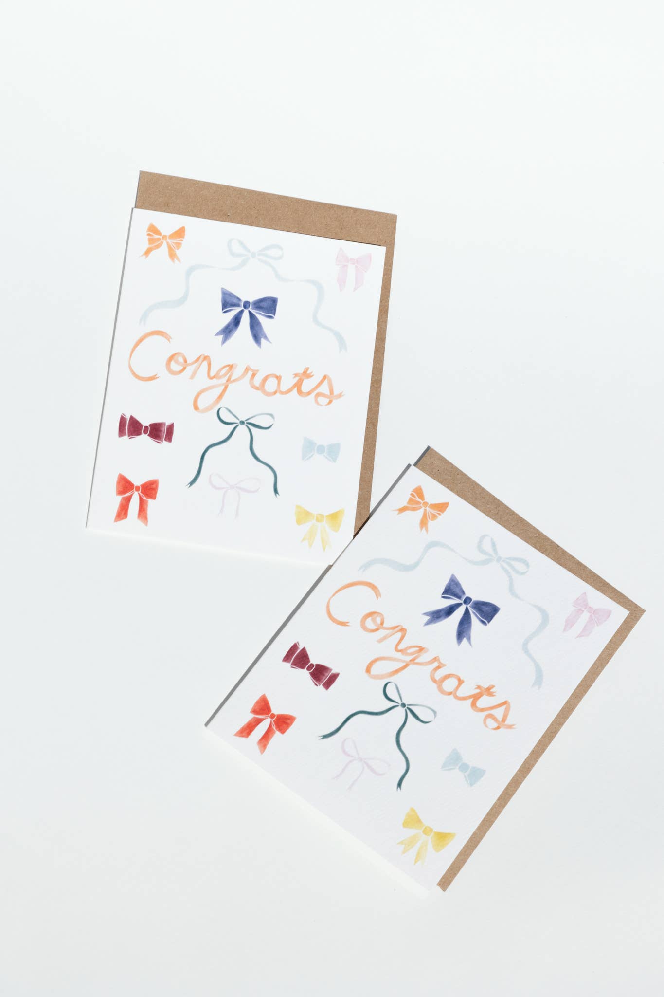 Rainbow Bows Congrats Card - Proper