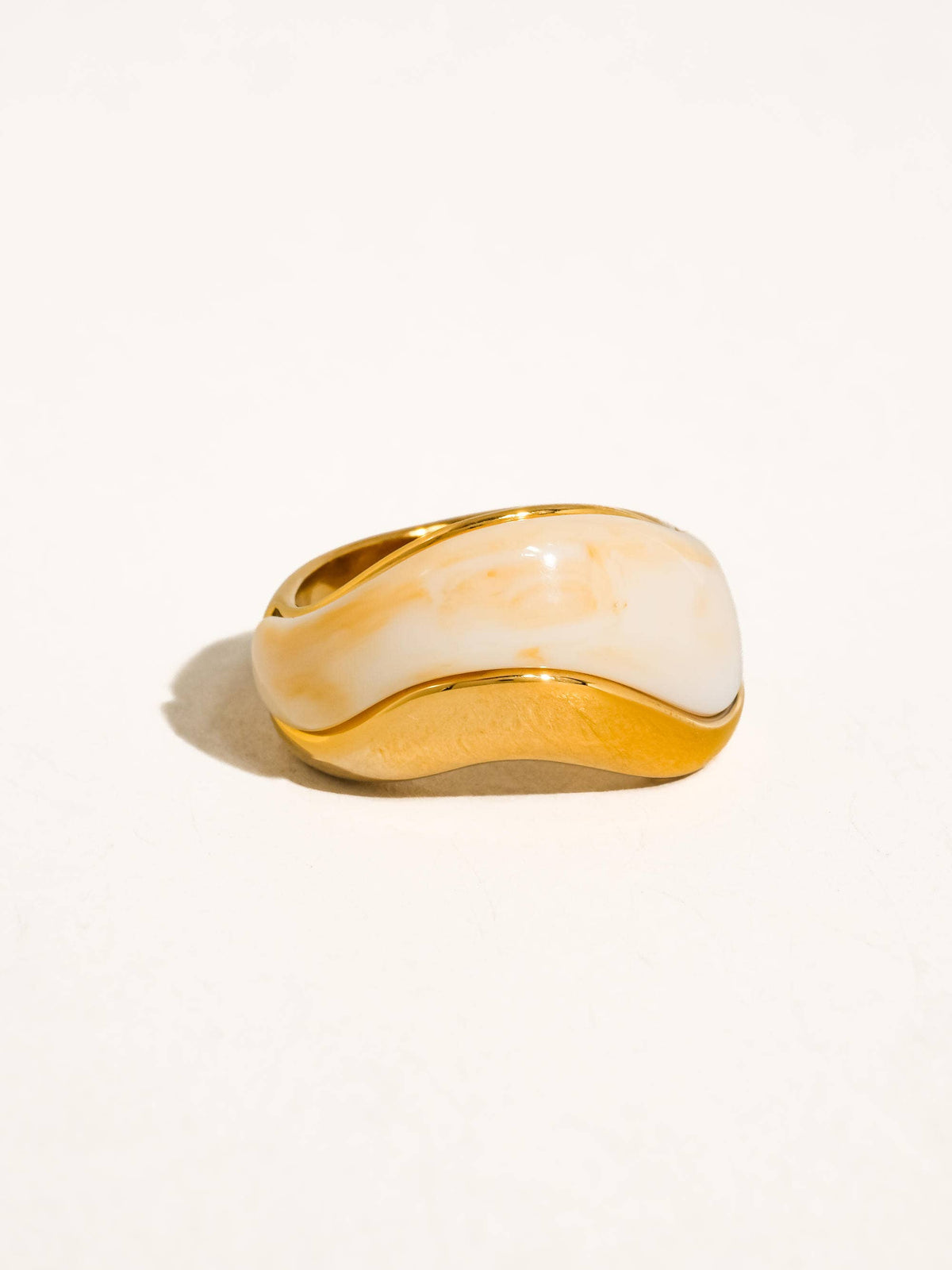 Fennel 18K Gold Non-Tarnish Statement Ring - Proper