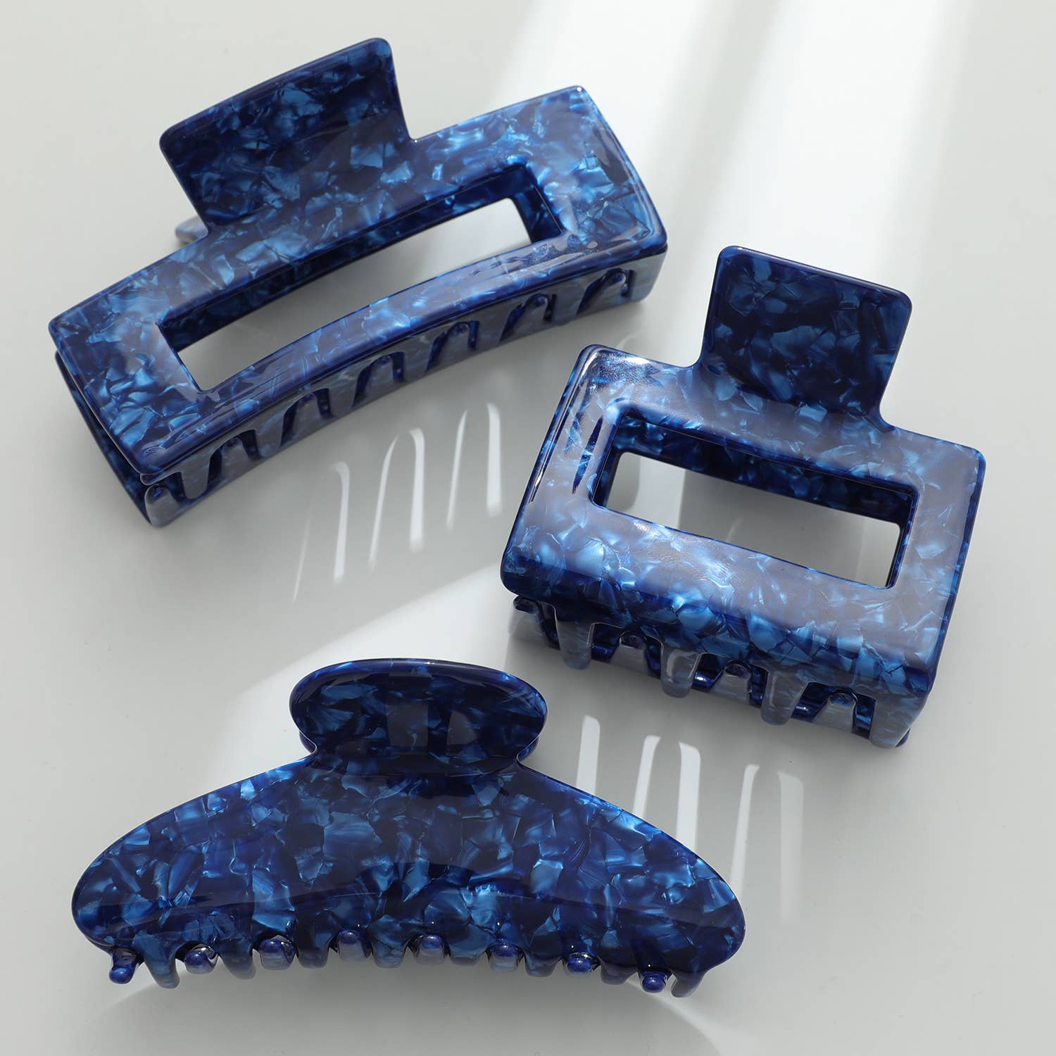 Denim Blue Large Claw Clip - Proper