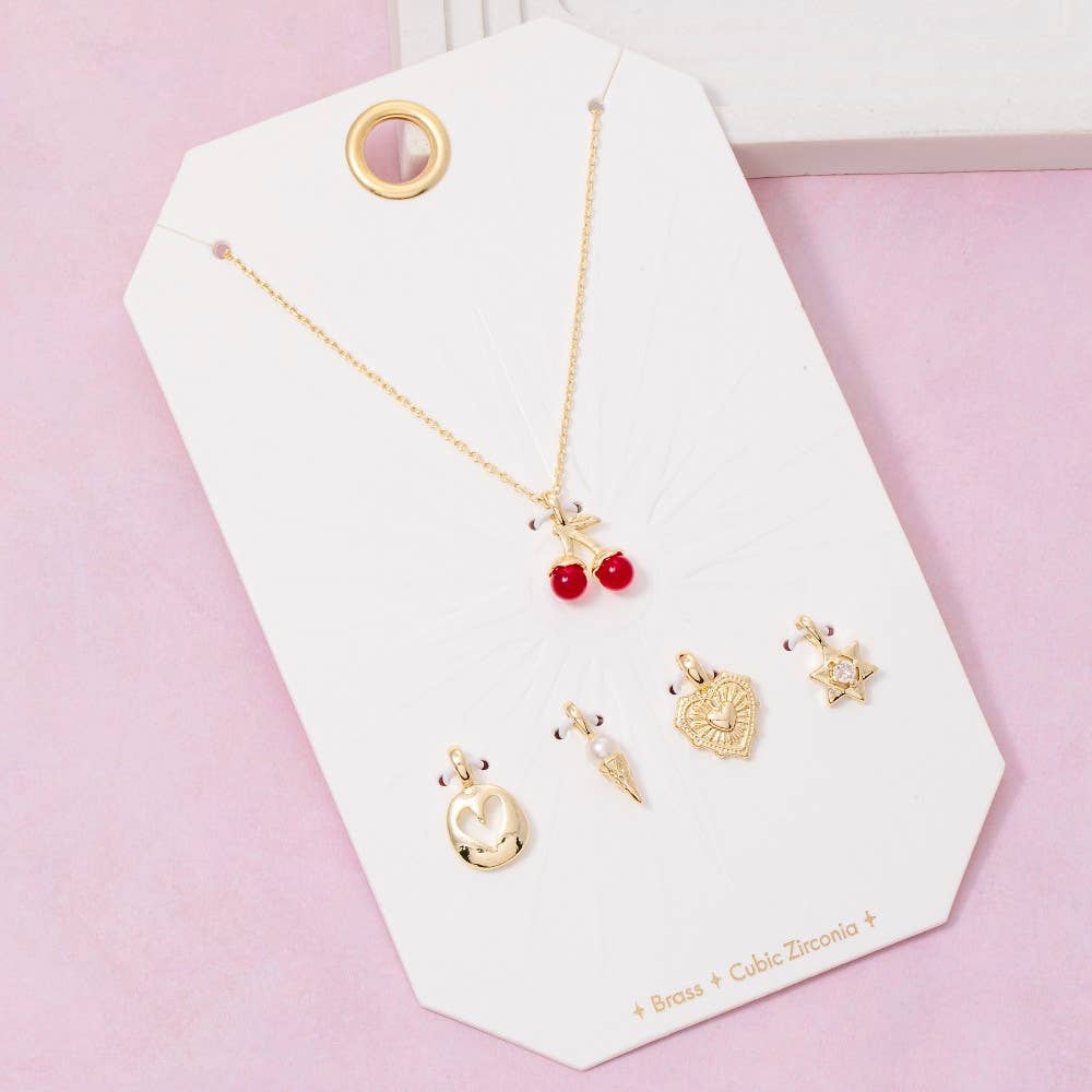 Cherry Swappable Pendant Necklace - Proper