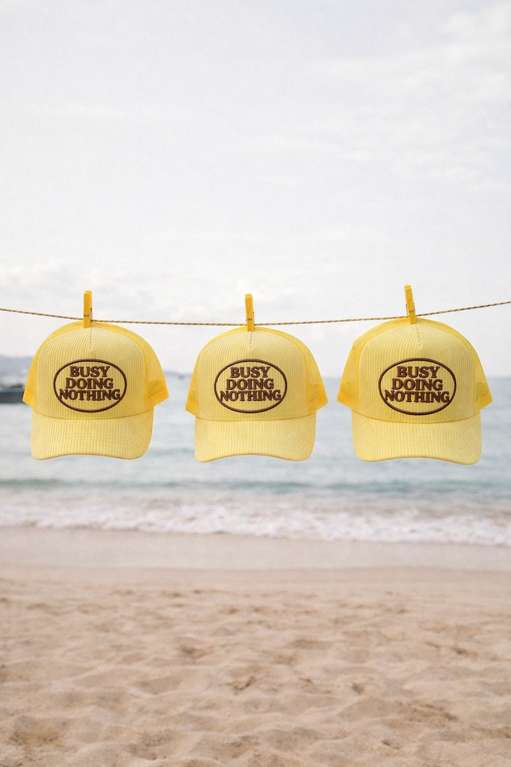 Busy Doing Nothing Corduroy Trucker Hat - Proper
