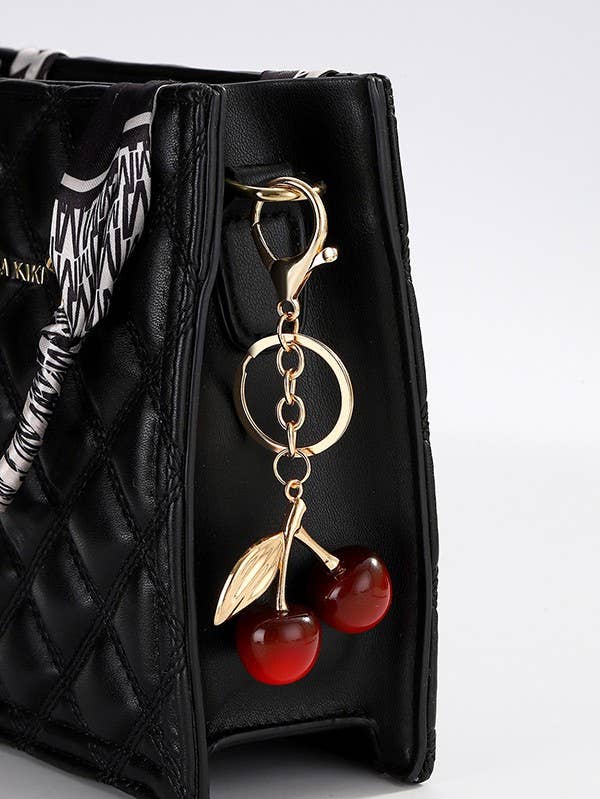 Shiny Cherry Keychain/Bag Charm - Proper