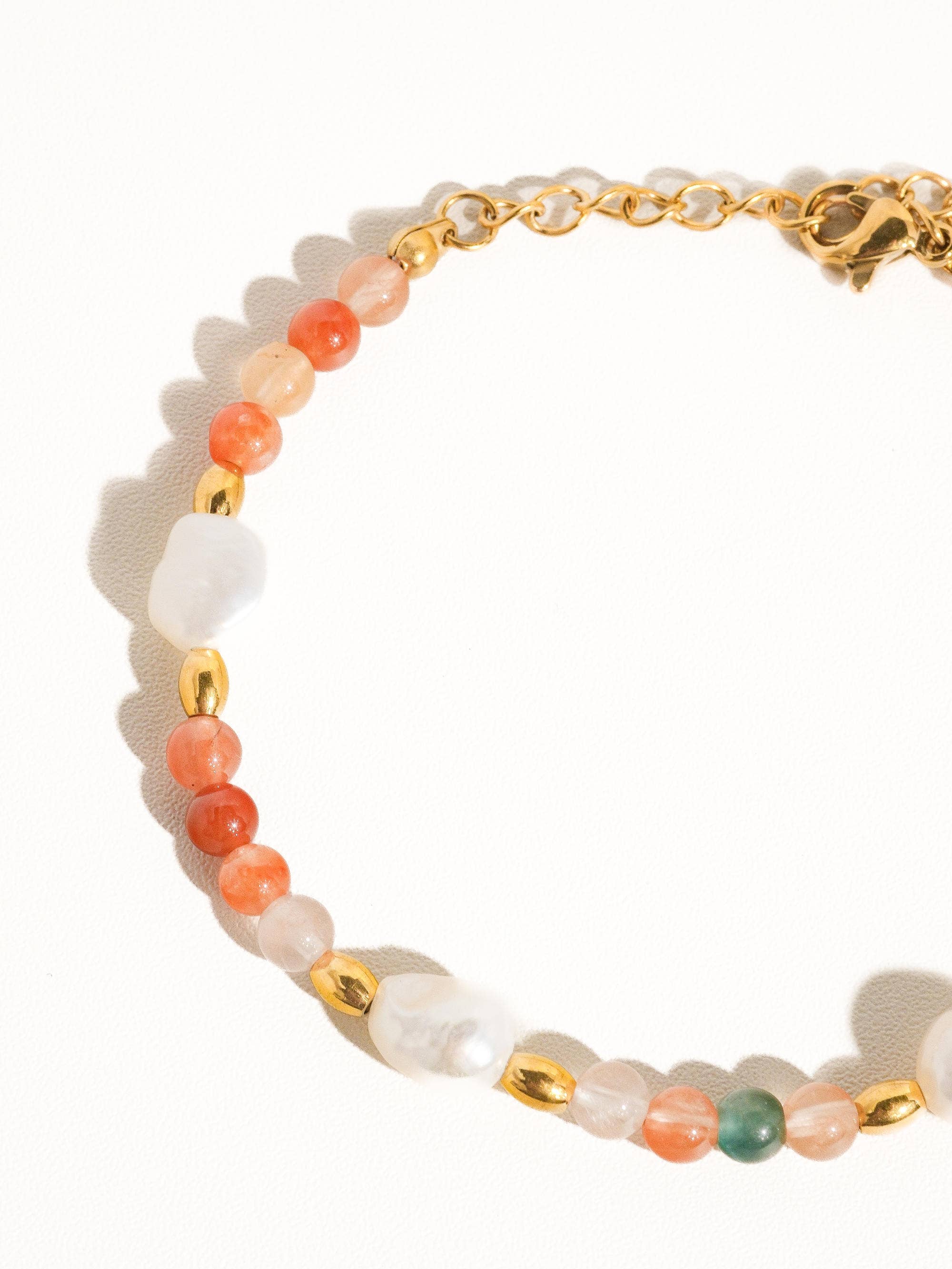 Stone and Bead Bracelet - Proper