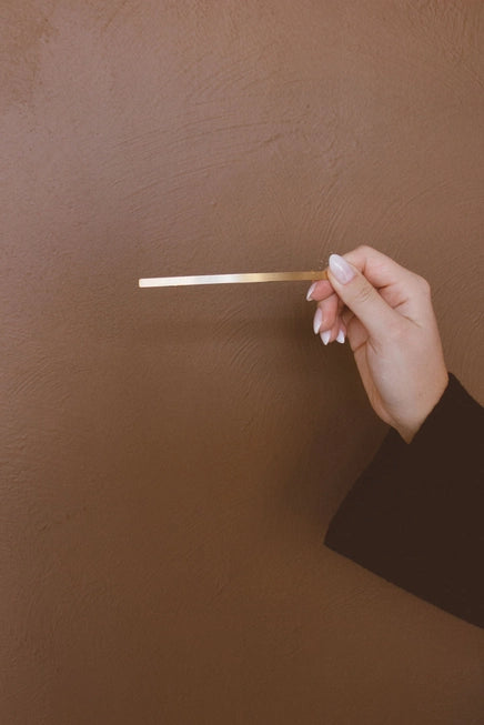 Bronzed Thin French Barrette - Proper