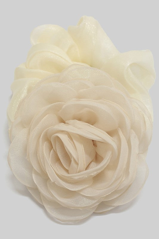 Sheer Rose Scrunchie - Proper