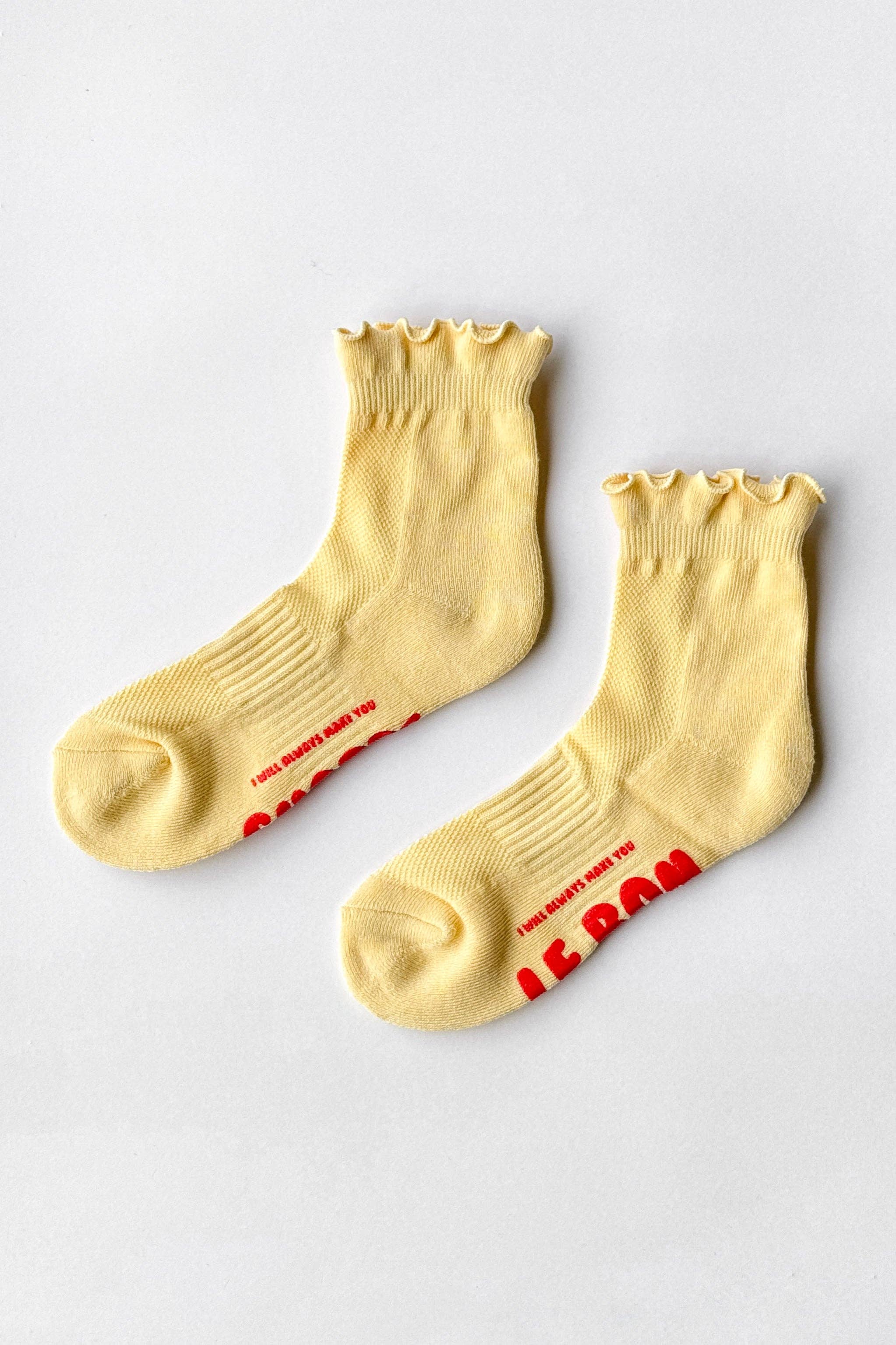 Ruffled Hugger Crew Socks (Wholesale) - Proper
