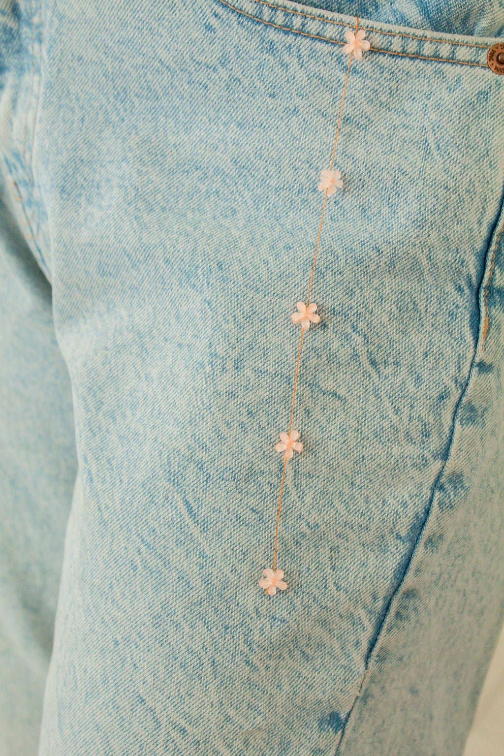 Crystal Flower Hair Chain - Proper