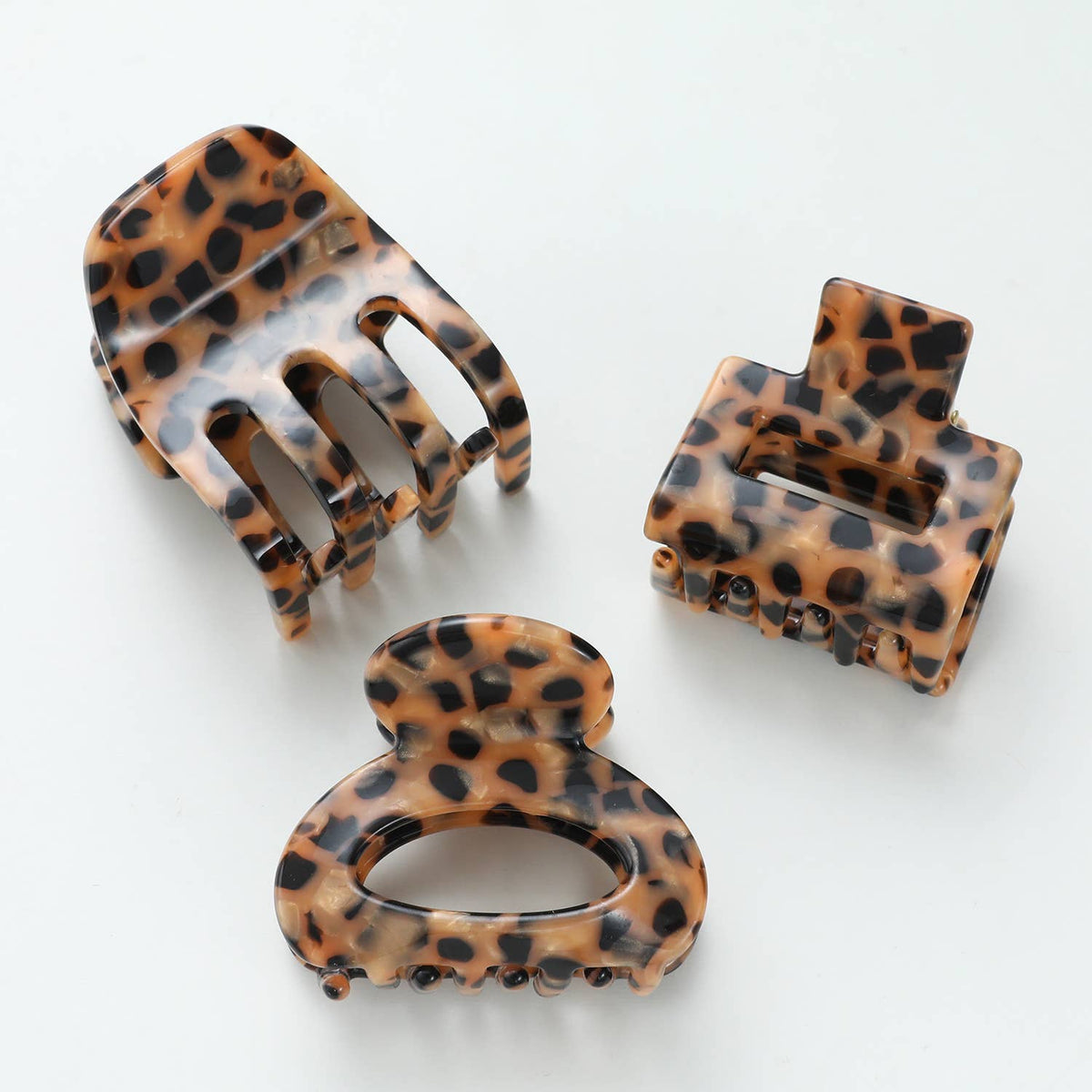 Leopard Claw Clip Open Center Claw Clip 1pk main image 3