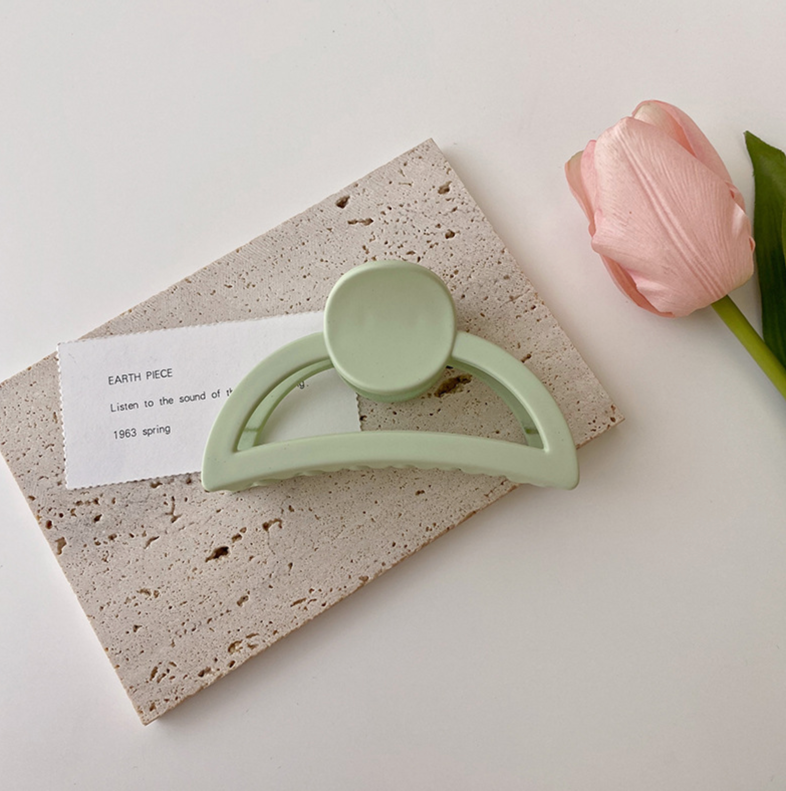 Matte Half Moon Hair Clips (CASIE) - Proper