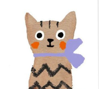 Three Little Kittens - Baby Card - Proper