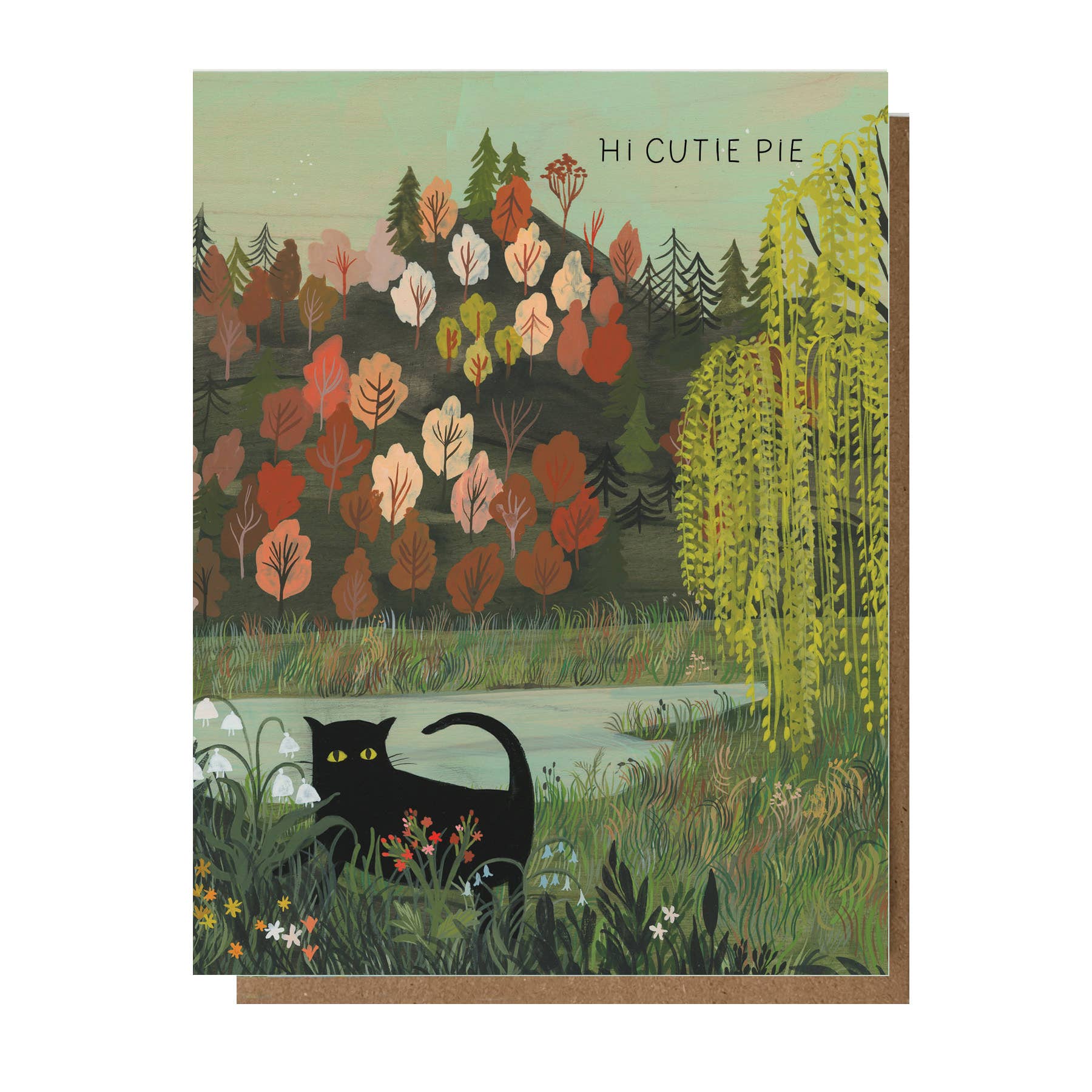 Hi Cutie Pie Greeting Card - Proper