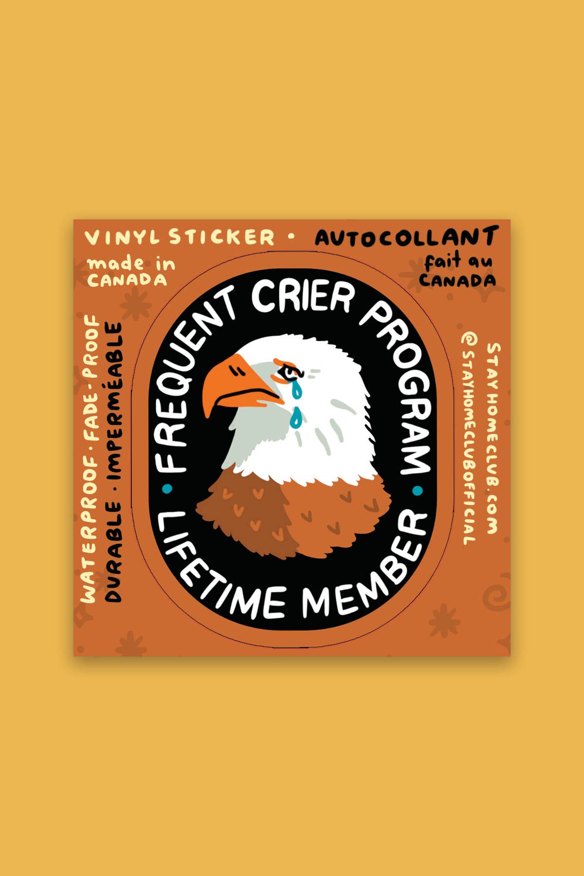 Frequent Crier Sticker | Waterproof Vinyl Sticker - Proper