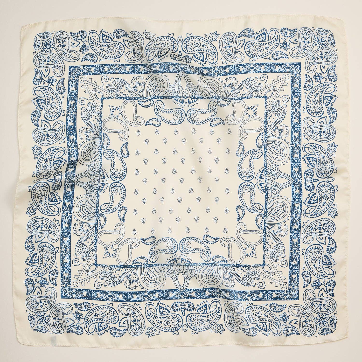 Paisley Bandana Square Scarf - Proper