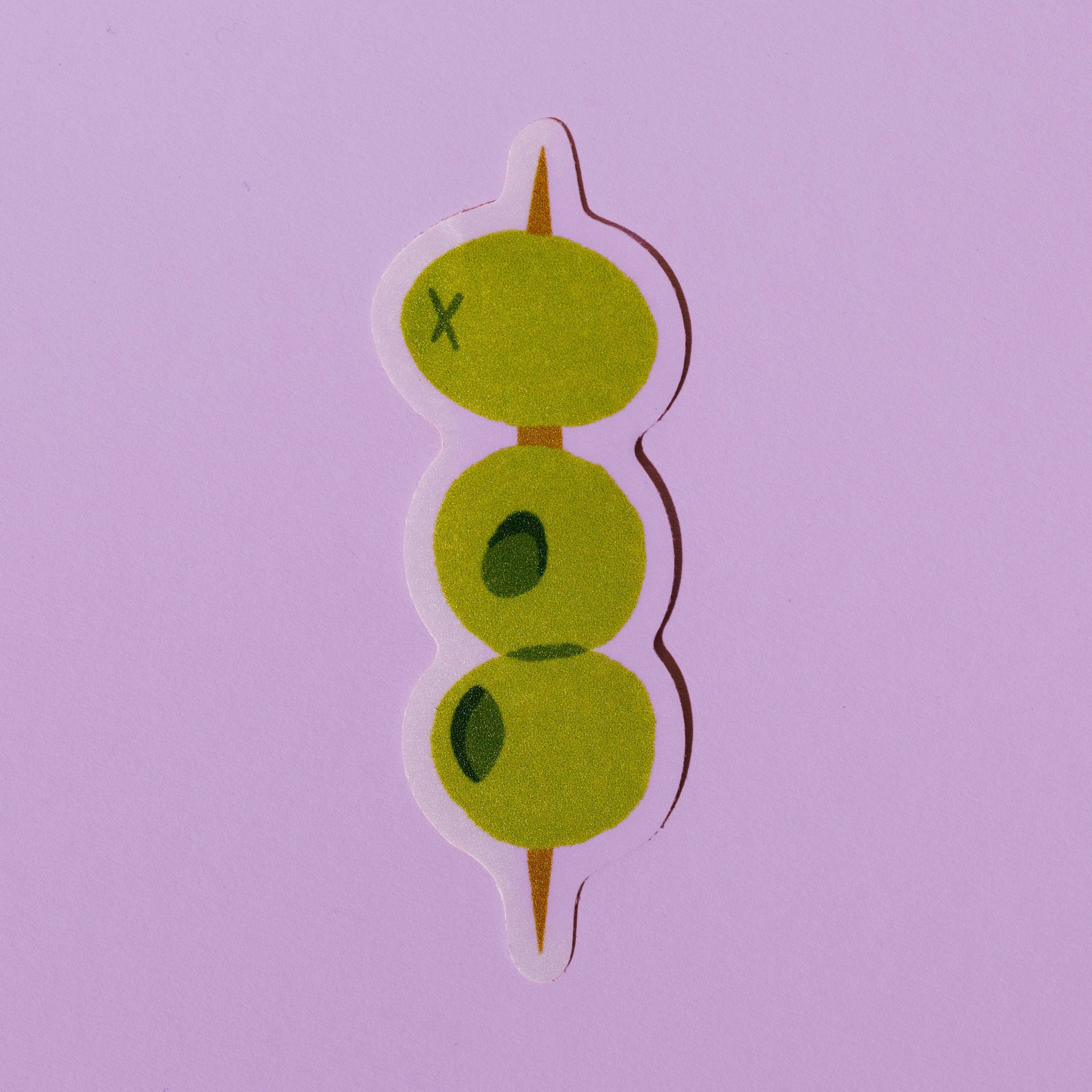 Olive Skewer Sticker - Proper