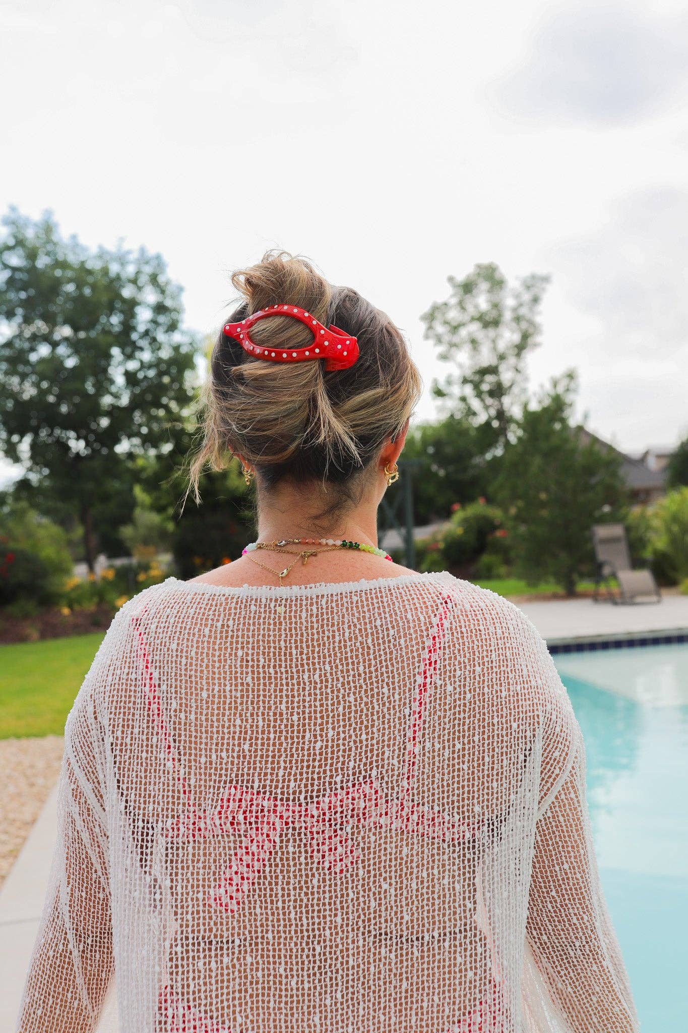 Polka Dot Lay Down 2.0 Claw Clip - Proper