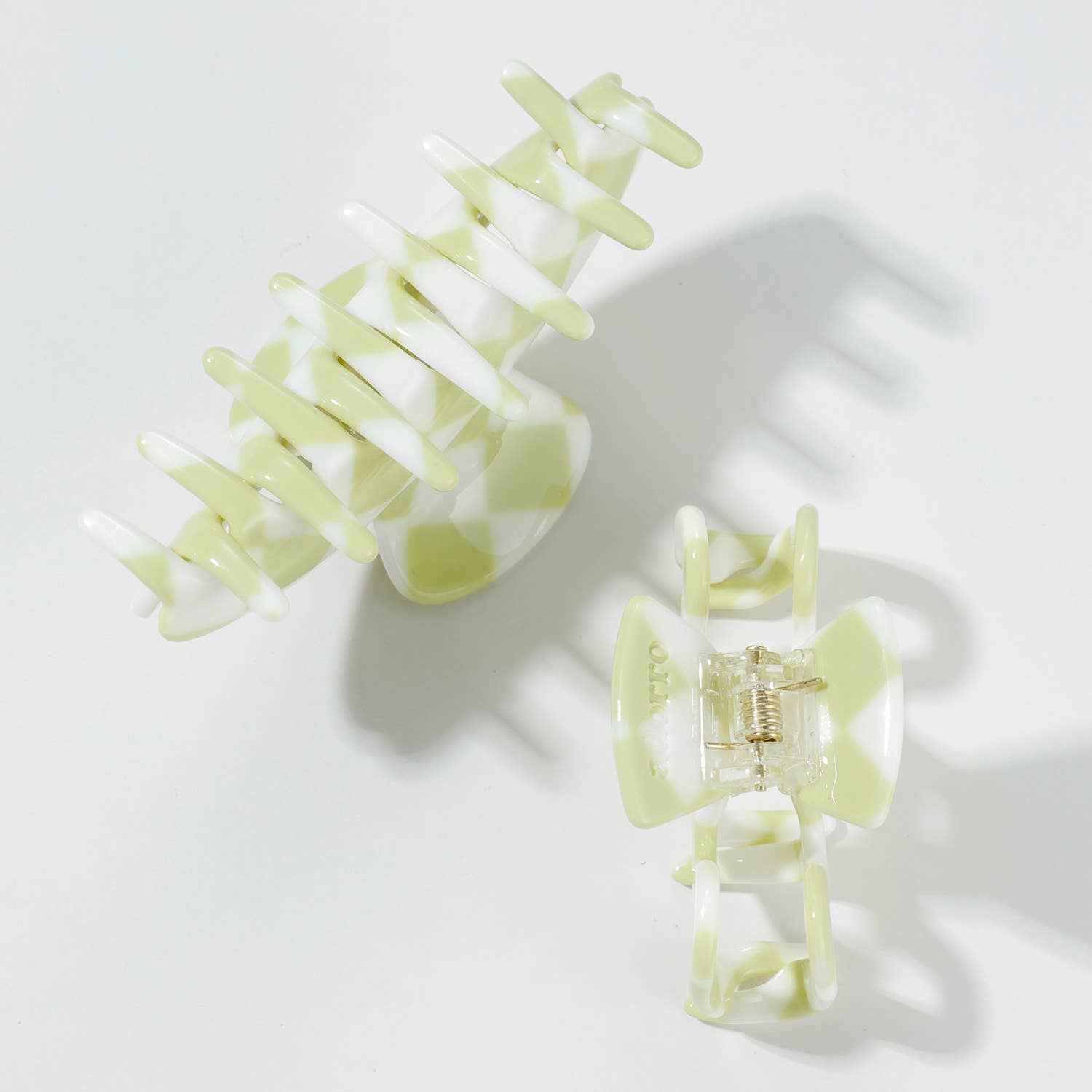Matcha Checkmate Claw Clips - Proper
