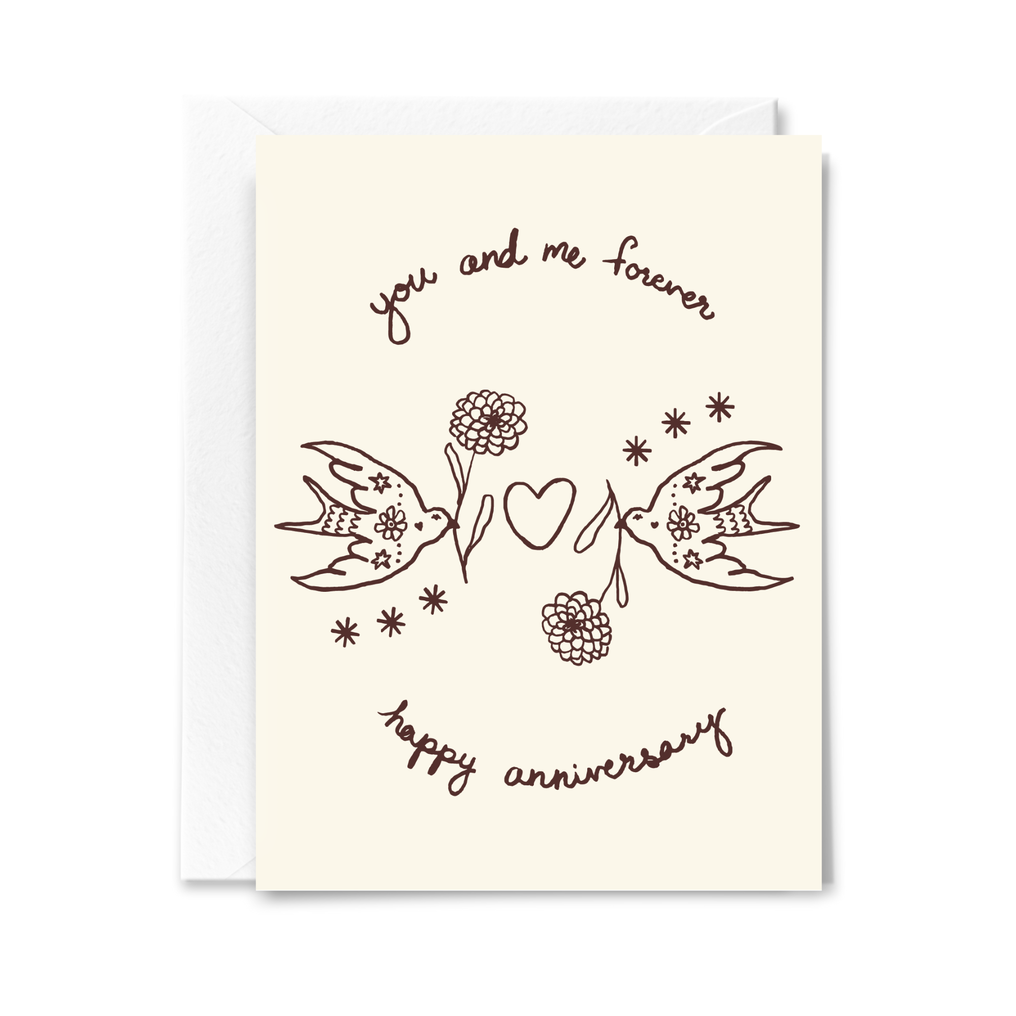 You and Me Forever Anniversary Card