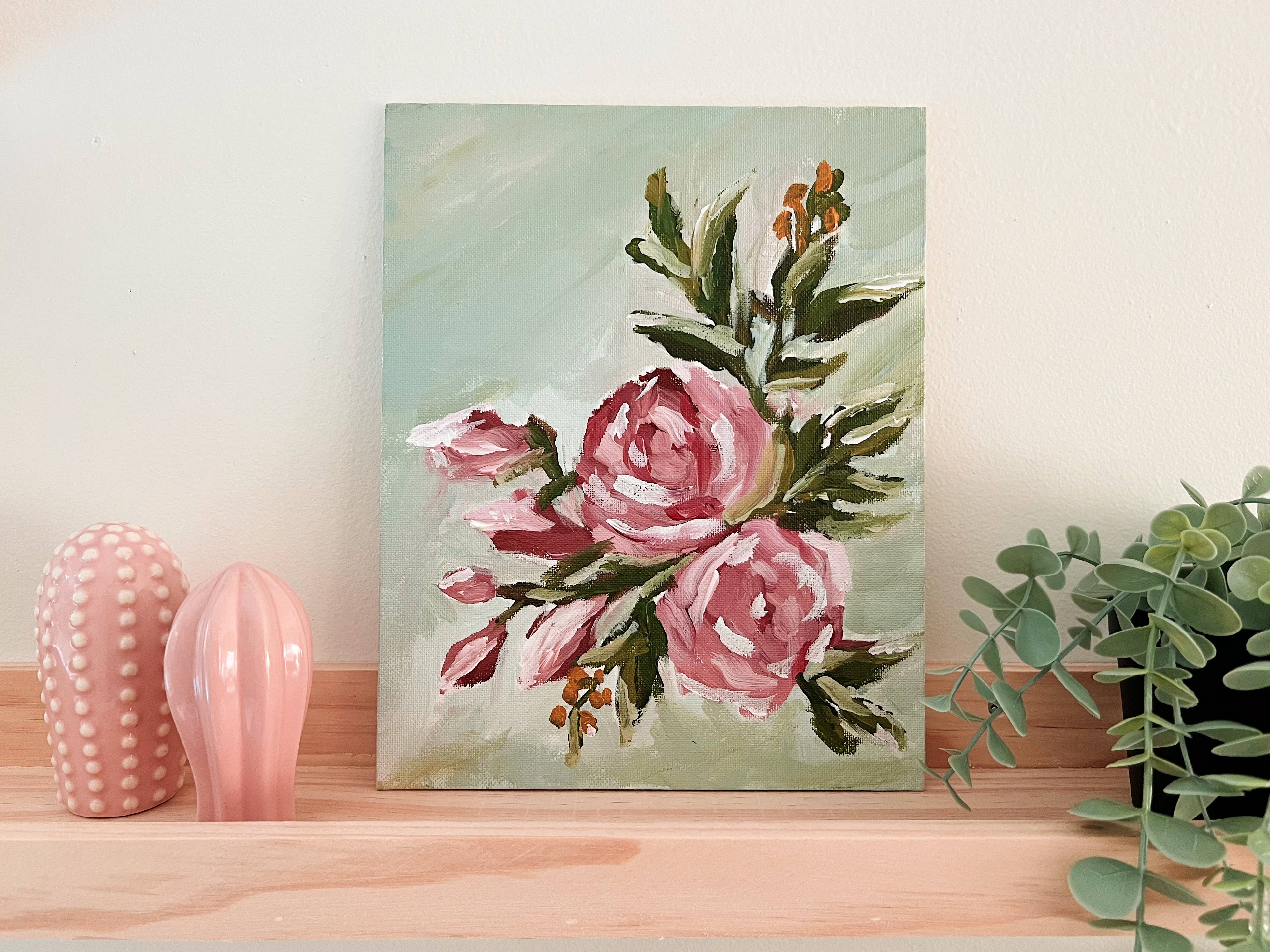 Abstract Roses Painting Kit - Proper