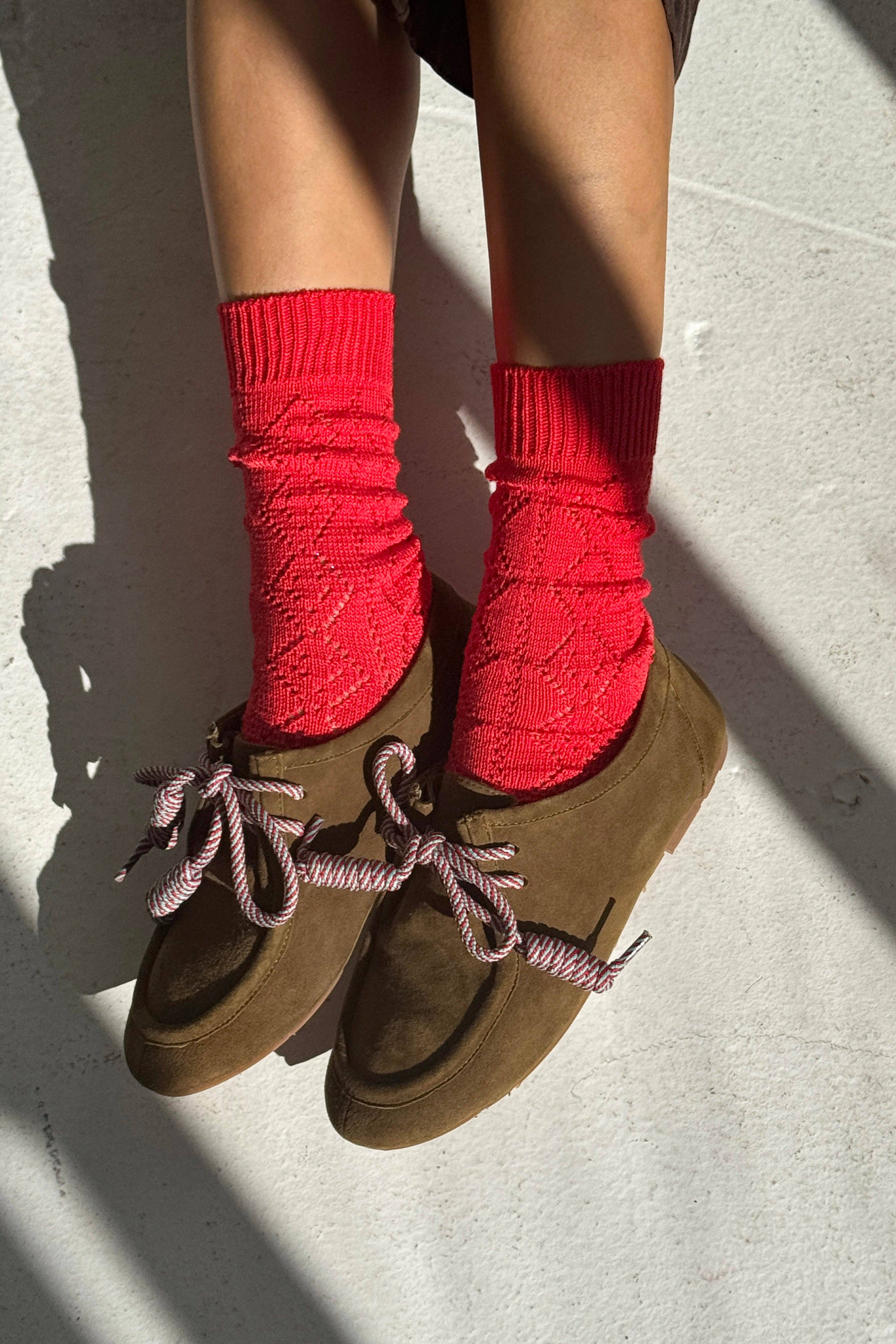 Modal Eyelet Socks (wholesale) - Proper
