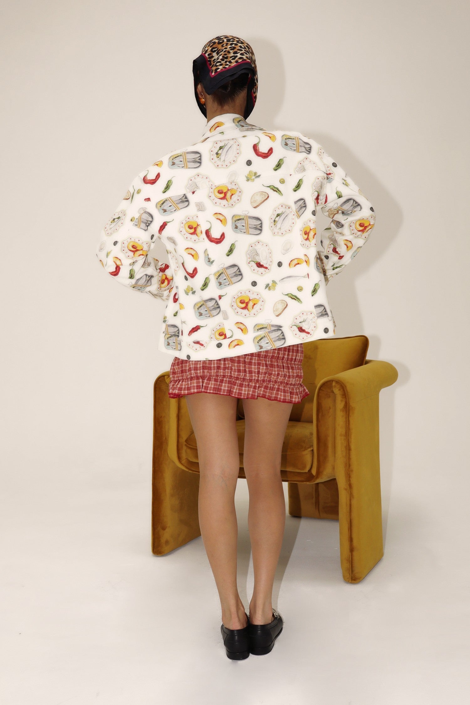 Playful Picnic Denim Jacket