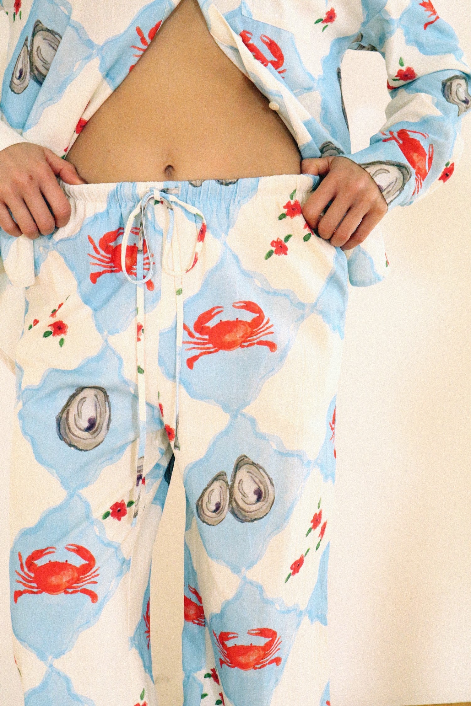 Coastal Charm Drawstring Pants - Proper