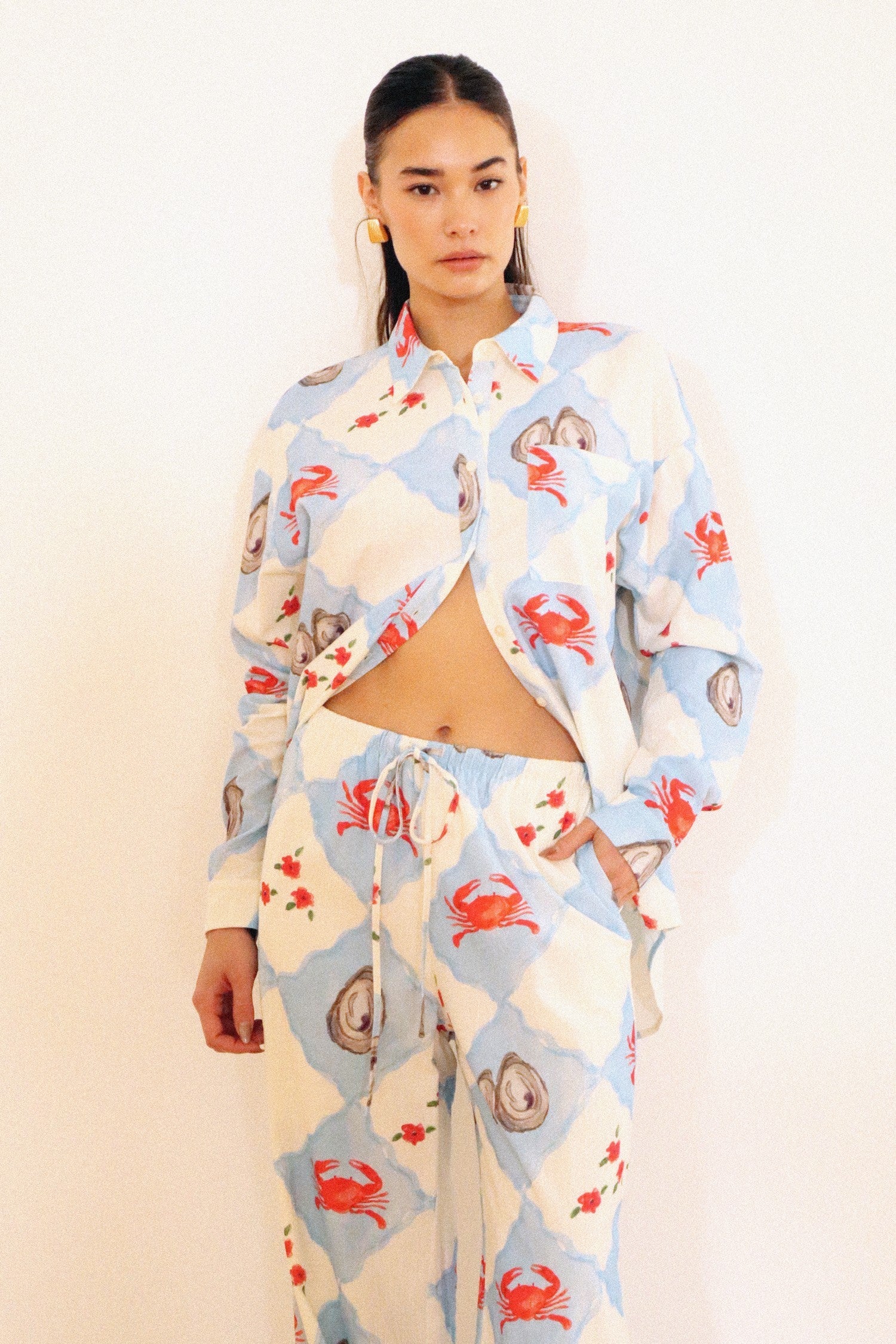 Coastal Charm Drawstring Pants - Proper