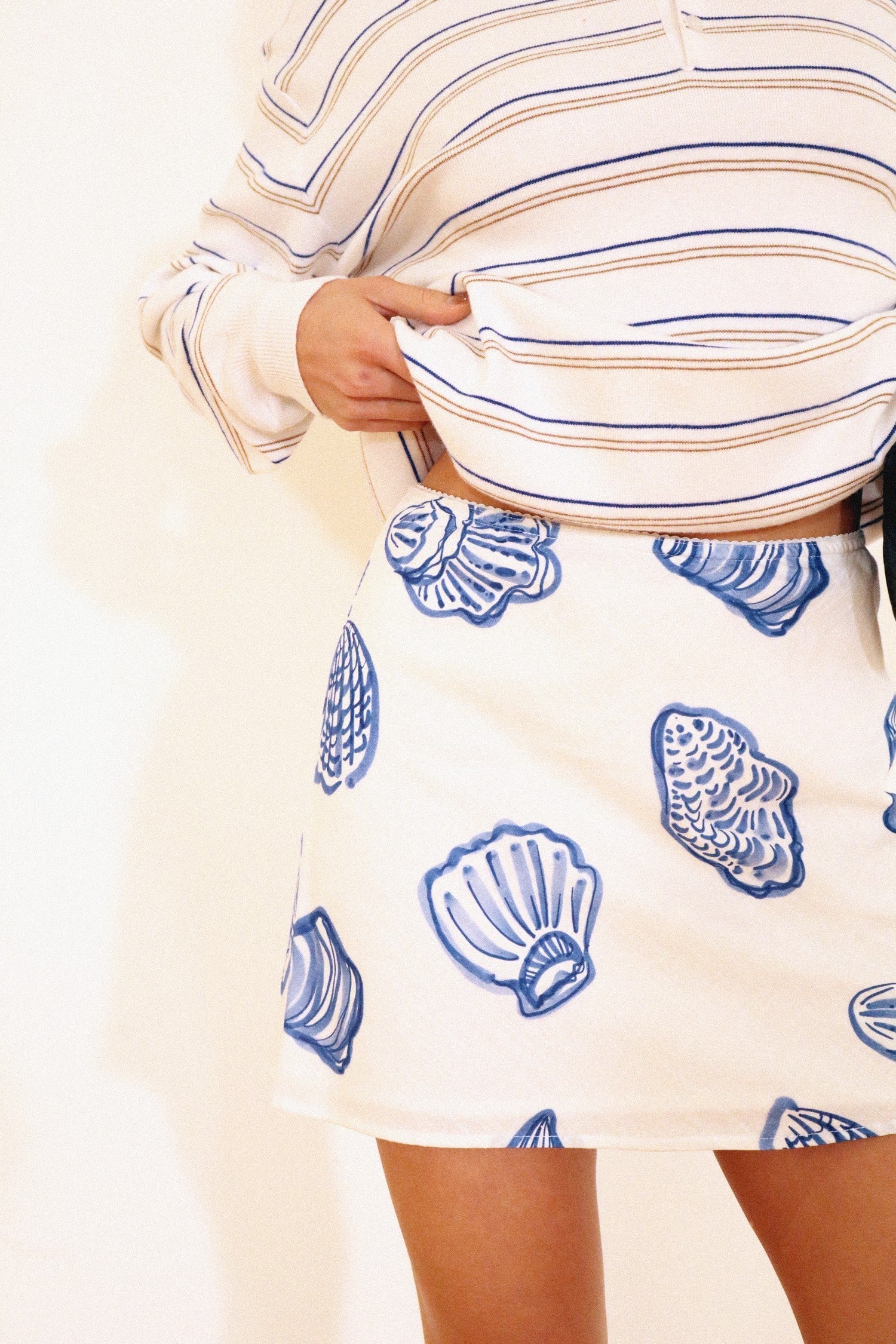 Blue Shell Skirt - Proper