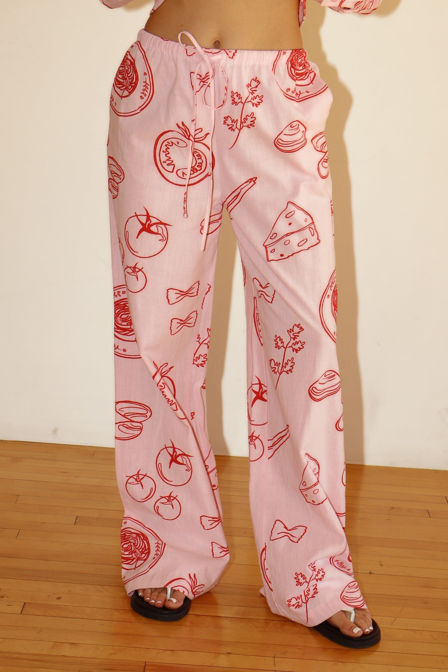 Pink Pasta Drawstring Pants - Proper