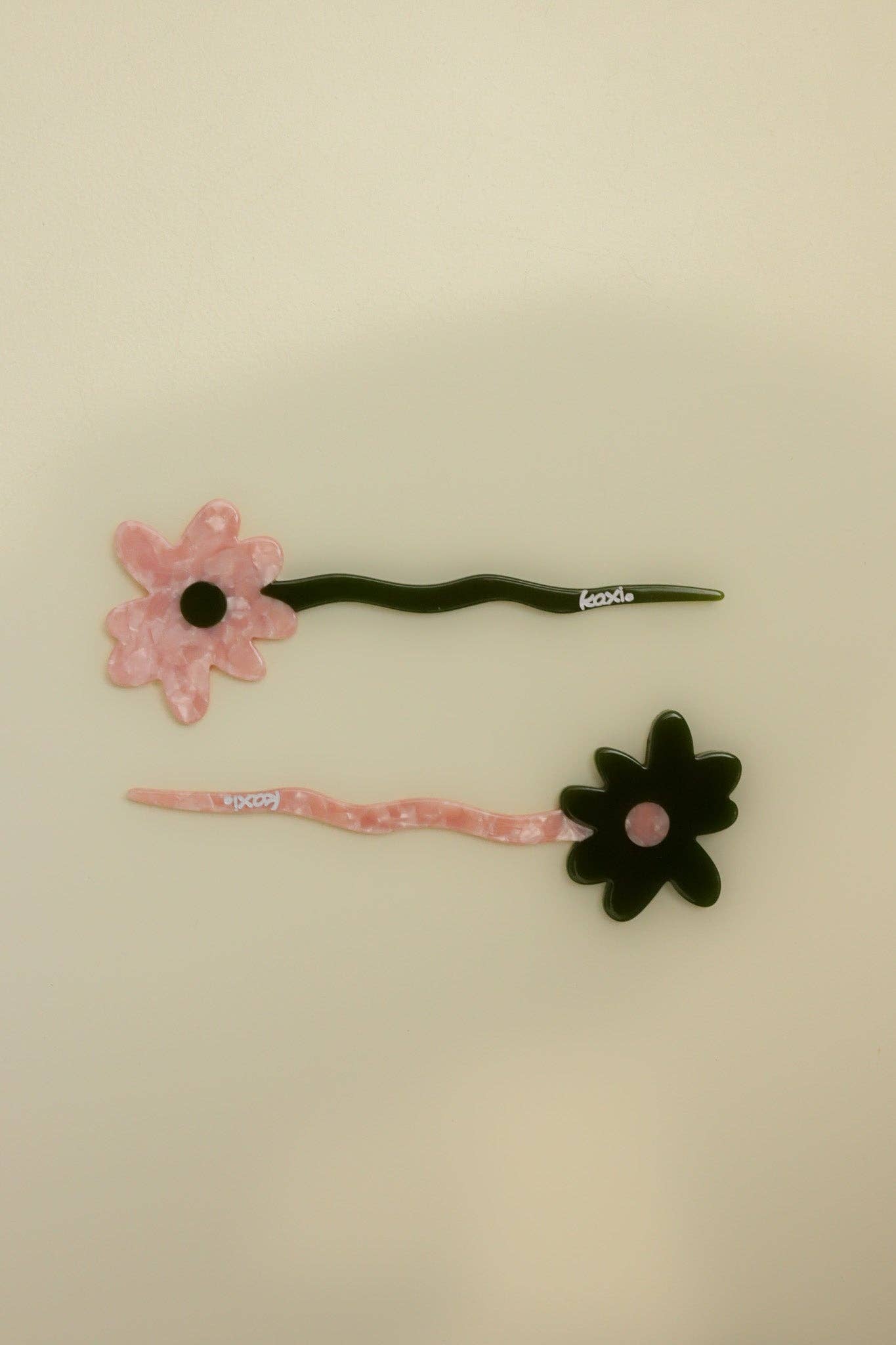 Flower French Pin Pair - Proper