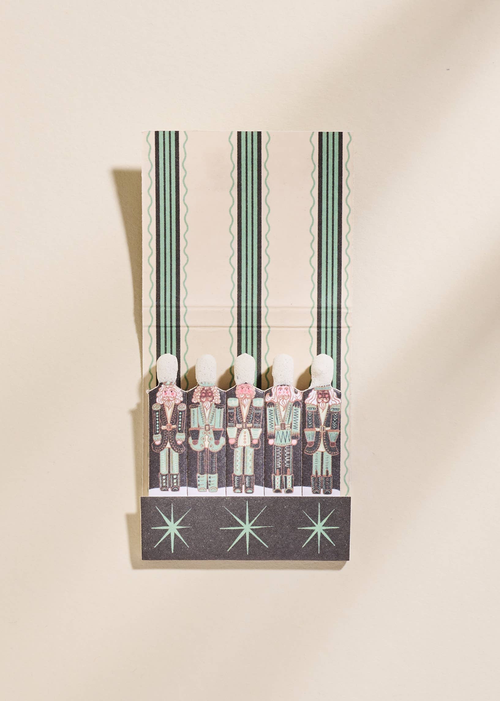 Green Nutcracker 10 Stem Matchbooks - Proper