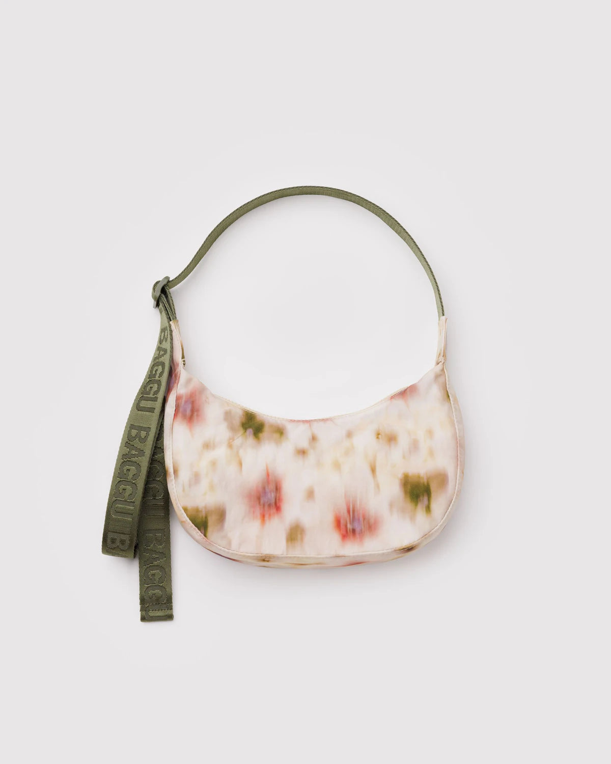Baggu Small Nylon Crescent Bag - Abstract Floral - Proper