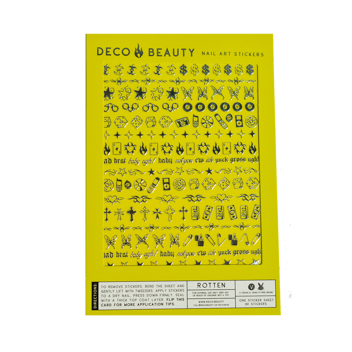 Nail Art Stickers - Rotten - Proper