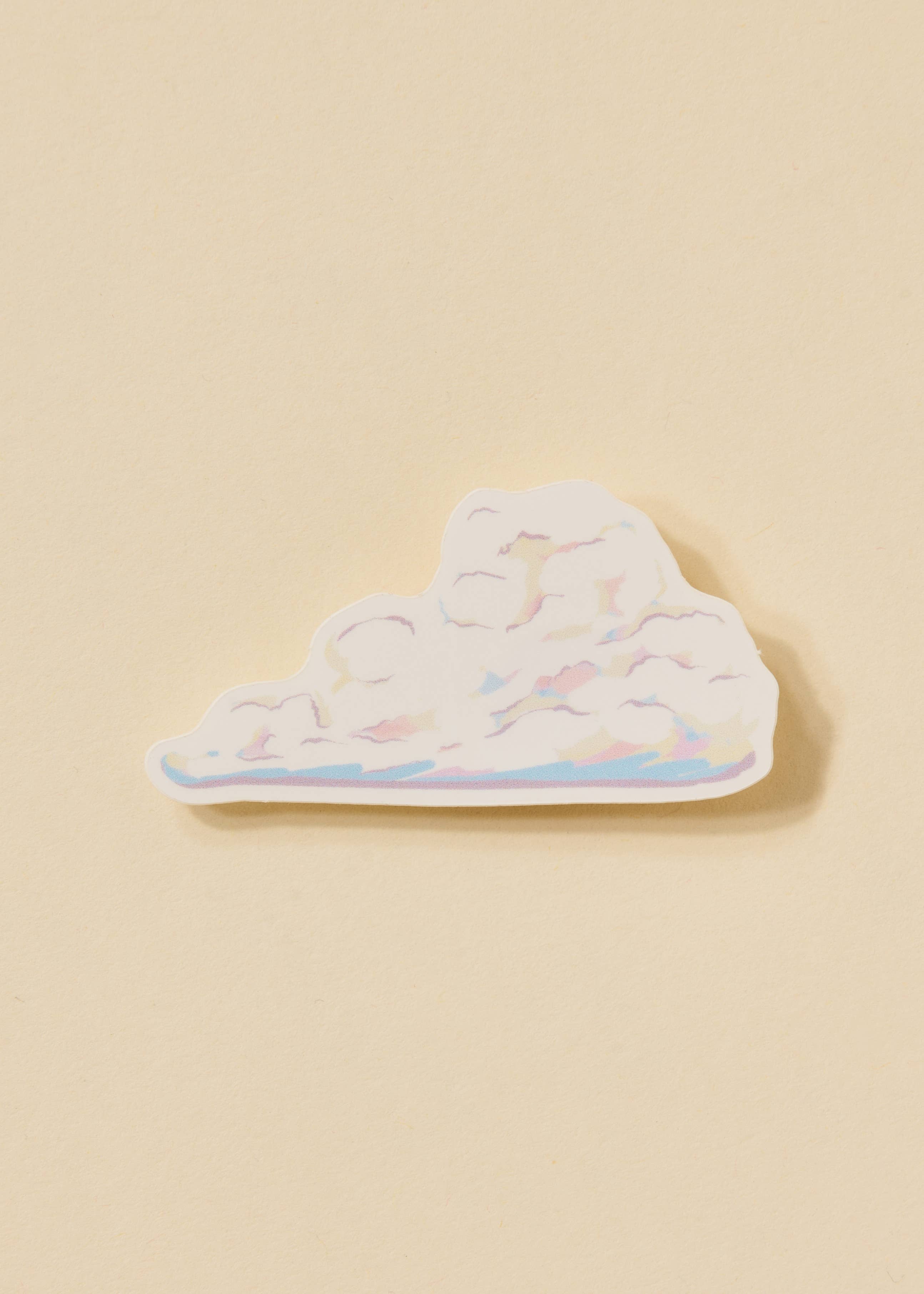 Fluffy Cloud Sticker - Proper