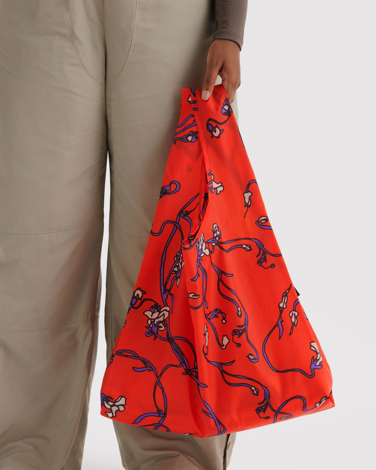 Standard Baggu - Red Snapdragon