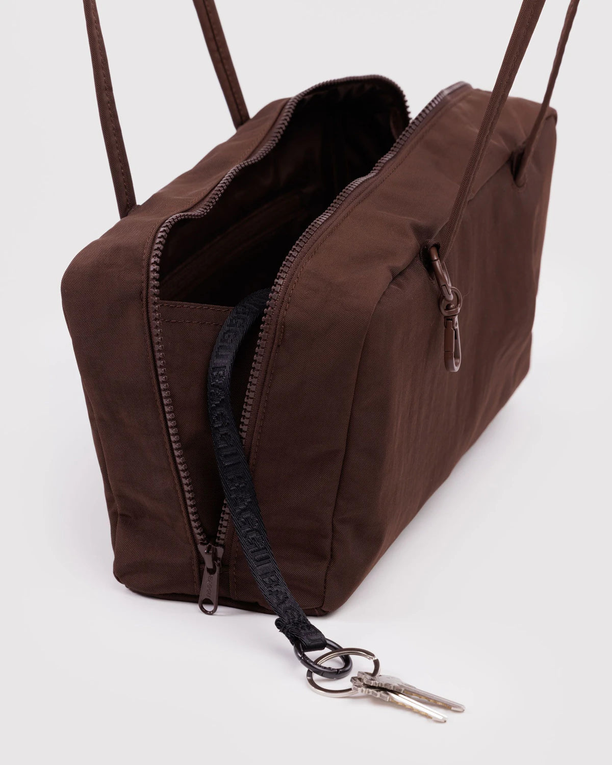 Baggu Nylon Bowler Bag - Coffee - Proper