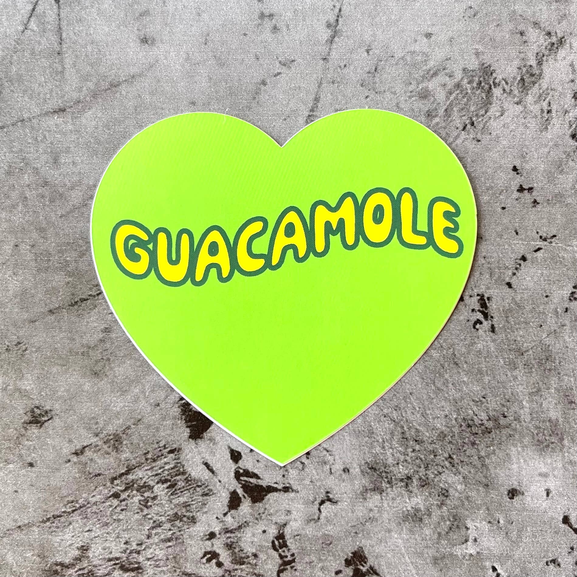 Guacamole Heart Sticker - Proper