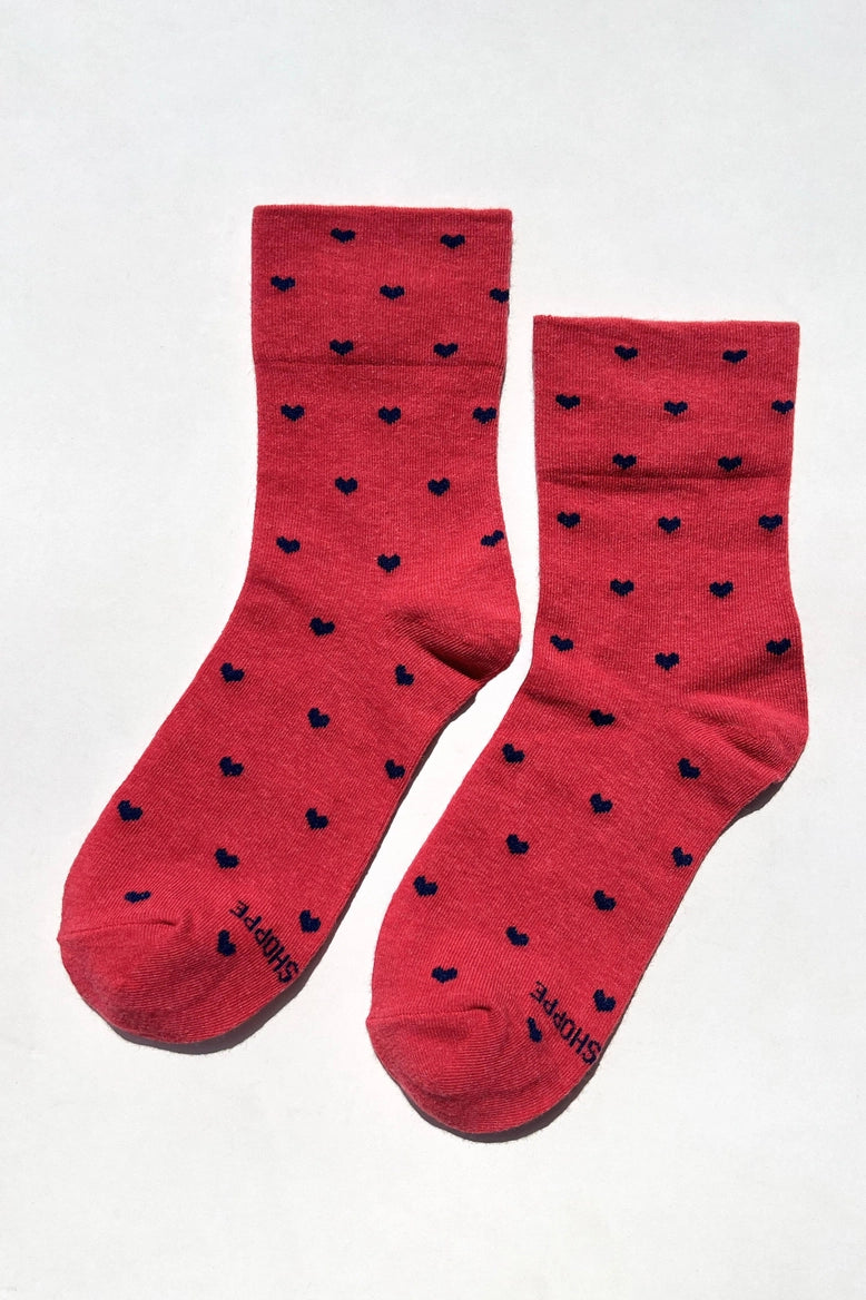 Heart Sneaker Socks - Proper