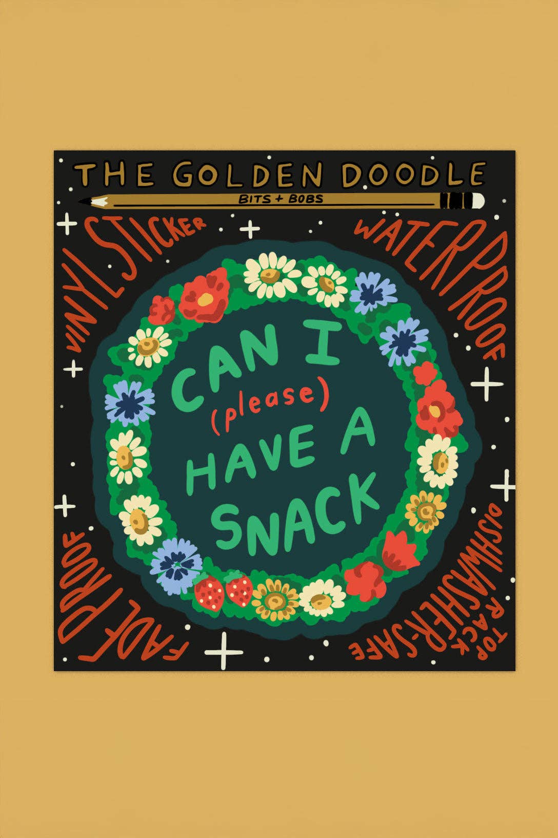 Can I Have a Snack Sticker - Proper