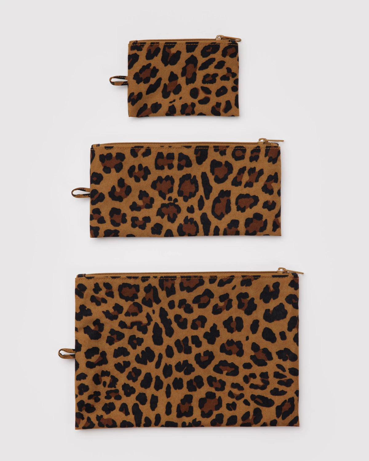 Baggu Flat Pouch Set - Leopard - Proper