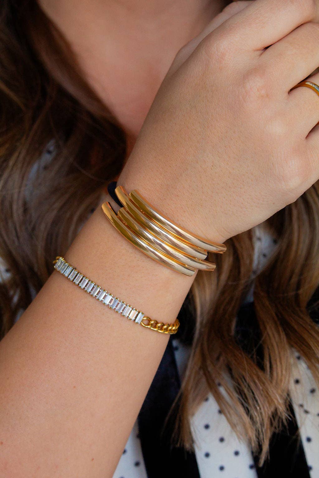 Minimal Gold Ponytail Cuff - Proper