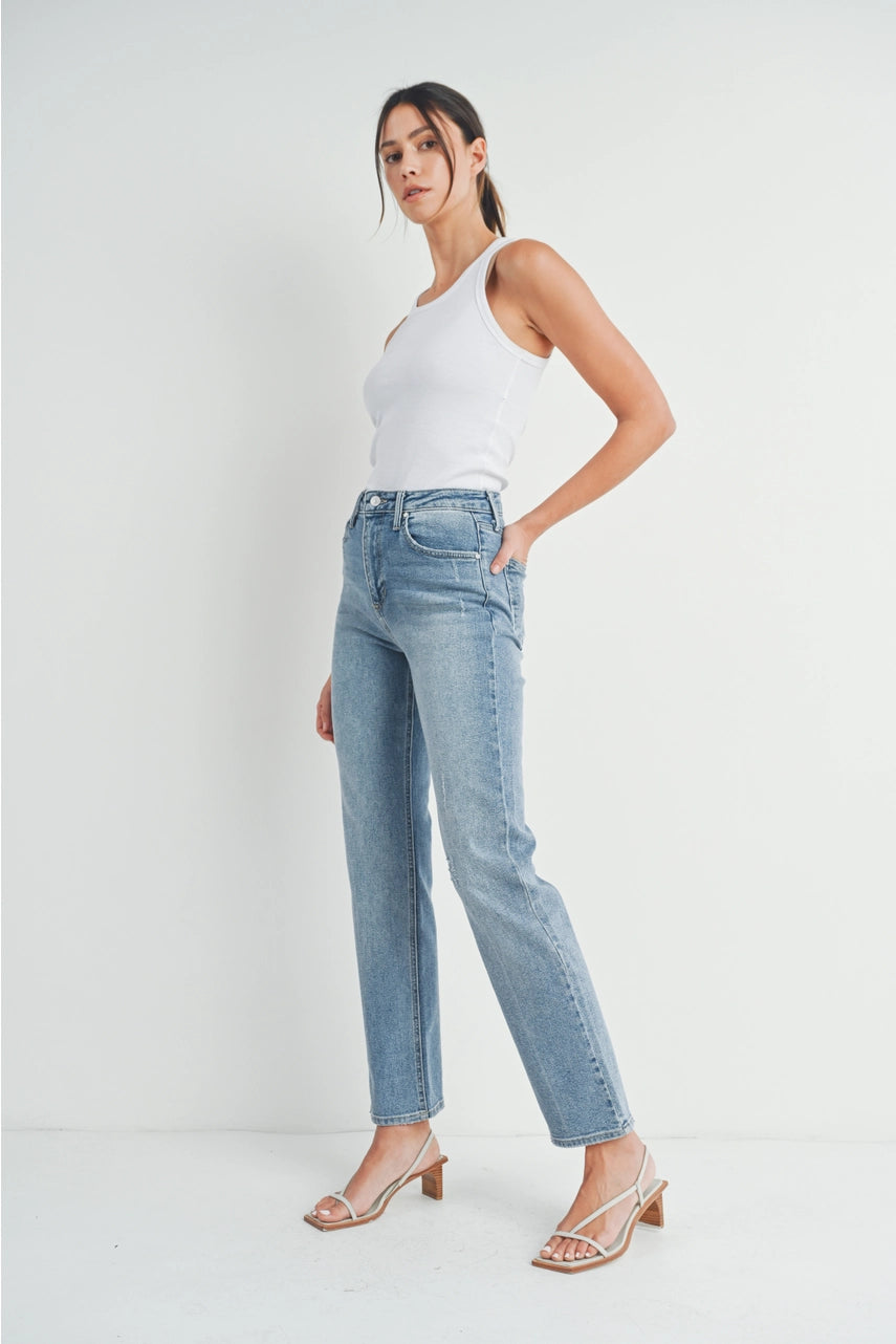 Full Length Straight Jeans - Proper