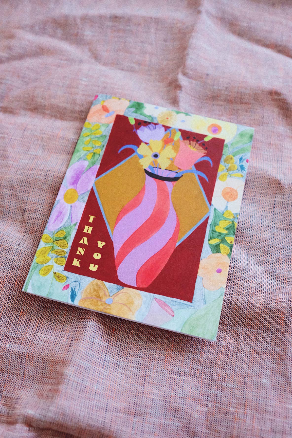 Thank You Vase Card - Proper